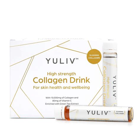Buy Hydrolyzed Collagen Drink with Vitamin C, Liquid Collagen with ...