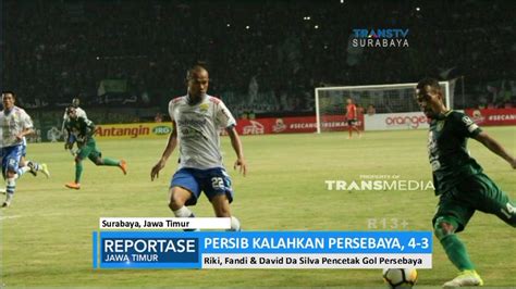 Persib Juara Paruh Musim Usai Kalahkan Persebaya 4 3 YouTube