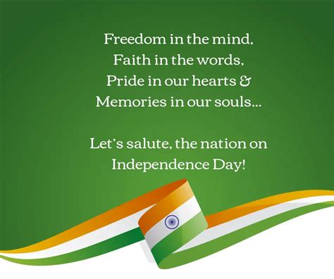 Happy Independence Day Wishes Messages And Sms In English