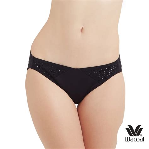 MM6E17 Wacoal Mood Panty กางเกงใน รปแบบ Bikini รน MM6E17 สดำ BL Shopee Thailand