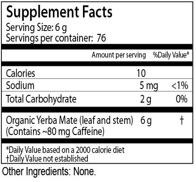 Nutritional Values Of Yerba Mate Yerba Mate