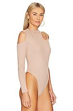 Superdown Alene Asymmetrical Bodysuit In Nude REVOLVE