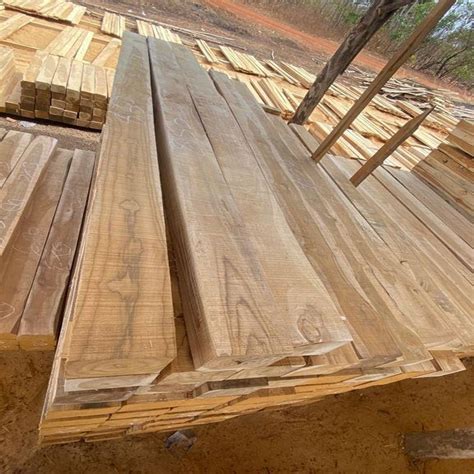 Rectangular Brown Benin Teak Wood For Furniture Thickness 9mm At Rs