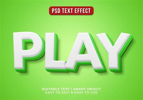 Premium PSD | Editable 3D text effect