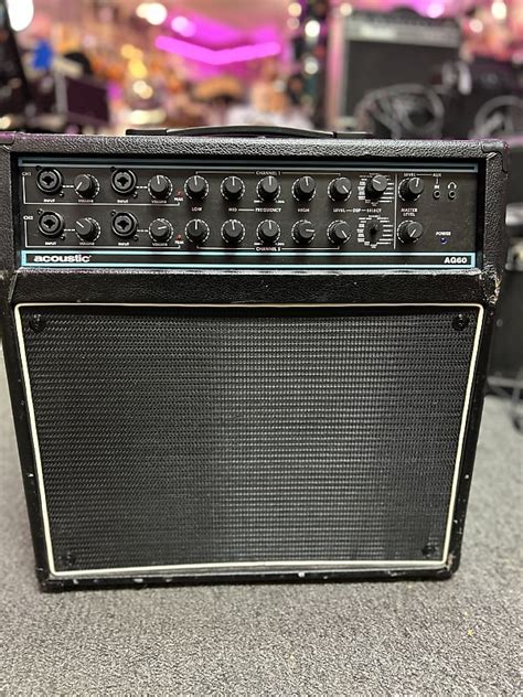 Acoustic AG60 amp - Black | Reverb