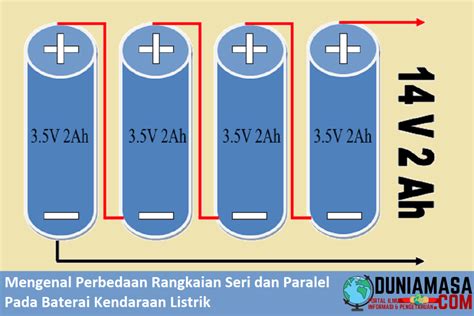 Rangkaian Seri Dan Paralel Baterai 53 Koleksi Gambar