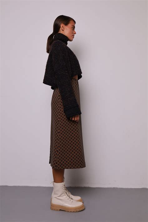 ЮБКА А-СИЛУЭТА СО ШЛИЦЕЙ от российских дизайнеров купить в Москве ...