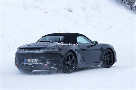 Porsche Boxster Ev Spotted Fast Charging In Germany Looks