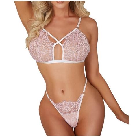 Femmes Lingerie Corset Dentelle Sans Fil Racy Mousseline Vêtements De Nuit Sous Vêtements Tops