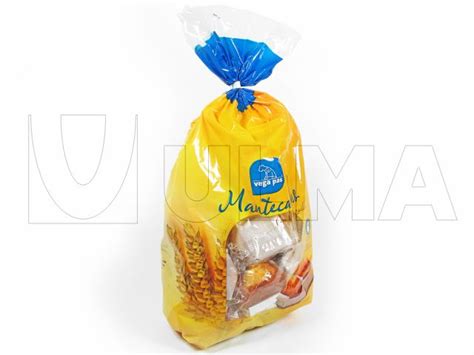 Упаковка маффинов в пакет с плоским дном и клипсой на вертикальной ...