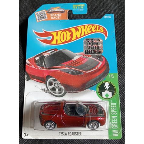 Hot WHEELS Caça Ao Superior Do Tesouro De Rodas Quentes TH TESLA ROADSTER FACTORY SEALED FREE