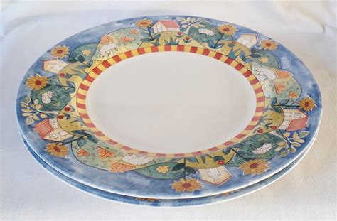 Nivag Crockery: Tesco - Sunny Days: Set of 2 Dinner Plates