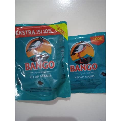 jual kecap bango sachet  ml  ml shopee indonesia
