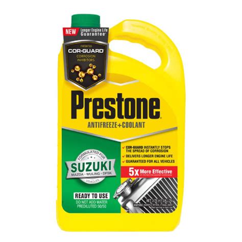 Promo Prestone Cor Guard Asian Green Coolant Ready To Use Air