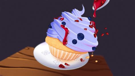 The Falling Cupcake 3d Model By Anabellia [395195f] Sketchfab