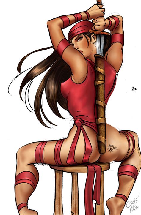 Elektra Sketch By Mike Deodato Jr Comic Art Community GALLERY OF