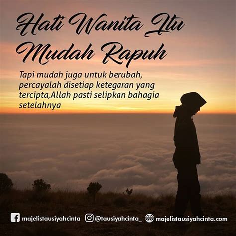 Majelis Tausiyah Cinta On Instagram Hati Wanita Follow