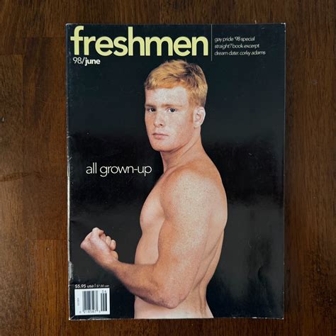 FRESHMEN JUNE 1998 Nude Gay Male Photography RARE Good Cond 18