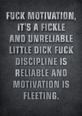 Fuck Motivational Quotes Poster By HOLOSOMNIA Displate