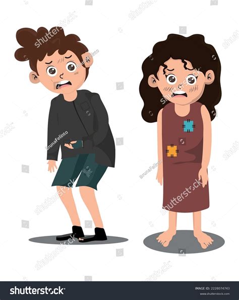 hungry children  syria   royalty  licensable stock vectors