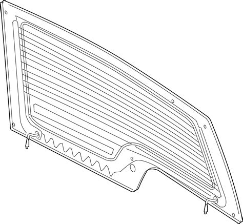 2005 Land Rover LR3 Liftgate Glass. Land Rover, w/privacy glass, w ...