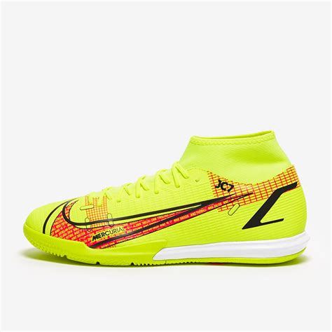 Nike Mercurial Superfly Viii Academy Df Ic Volt Black Bright Crimson