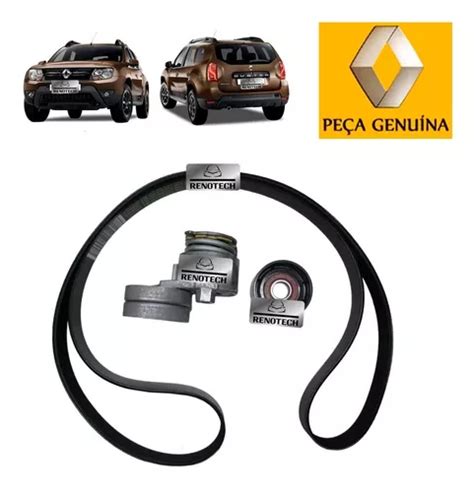 117209732r Kit Correia + Tensor Alternador - Duster 2.0 16v | Frete grátis