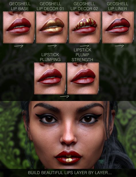 Nude Metallics Lipstick Builder Merchant Resource Genesis Females Daz D