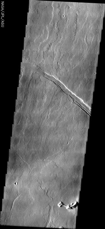 Nasa Mars Odyssey Themis Image Flows From Olympus Mons Spaceref