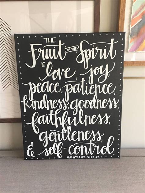 Like How They Used The Lettering For Fruits Of The Spirit Lettering