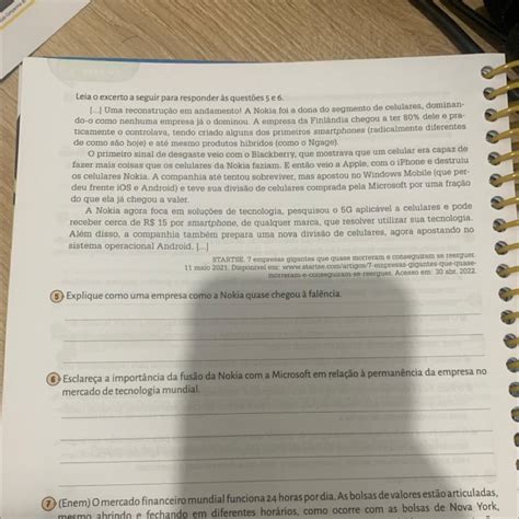 Leia O Excerto A Seguir - Leia O Excerto A Seguir - FDPLEARN