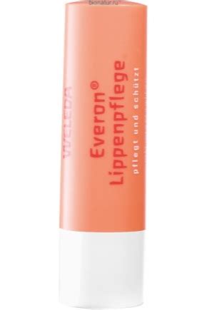 Бальзам для губ Weleda: линия Everon, отзывы