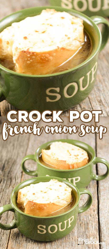 Crock Pot French Onion Soup - Recipes That Crock!