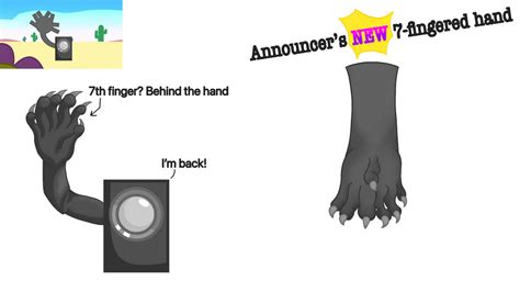 BFB Announcer NEW Hand by Stormzaza on DeviantArt