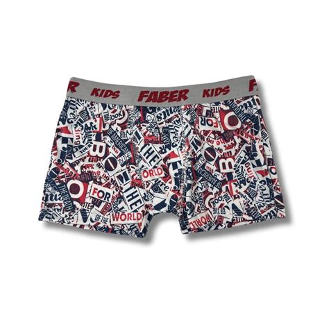 Kit c 3 Cueca Infantil Boxer Desenhos Sortidos Faber Galé Lingerie Calcinhas sutiãs