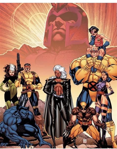 promotional art  jim lee   men     potential