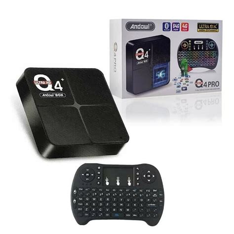 Andowl TV Box Q 4 PRO Mini 6K UHD με WiFi USB 2 0 4GB RAM και 64GB