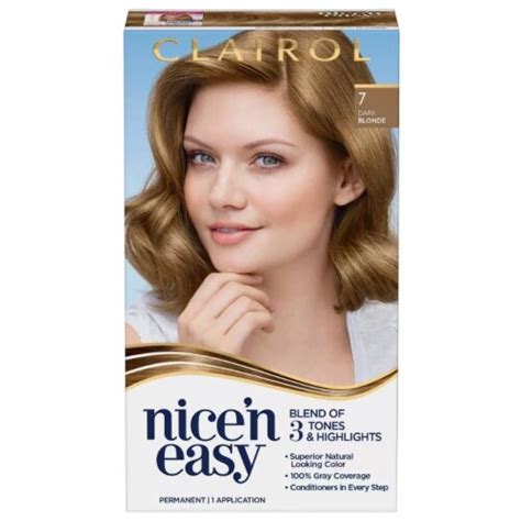 Clairol Nice N Easy Permanent Hair Color Dark Blonde Pack Of Pack Kroger