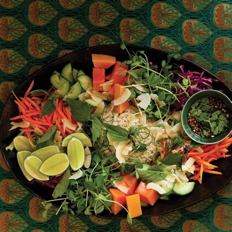Khao Yum Pahk Dai Southern Thai Rice Salad Recipe Rice Salad