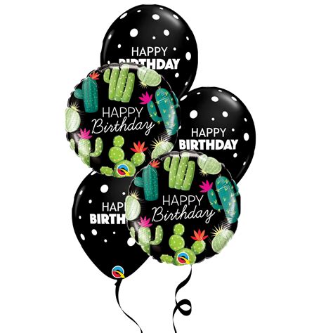 Cactus Happy Birthday Balloonery