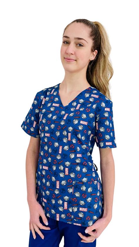 Scrub Feminino Estampado Thor TAMANHO P no Elo7 Empório Materno