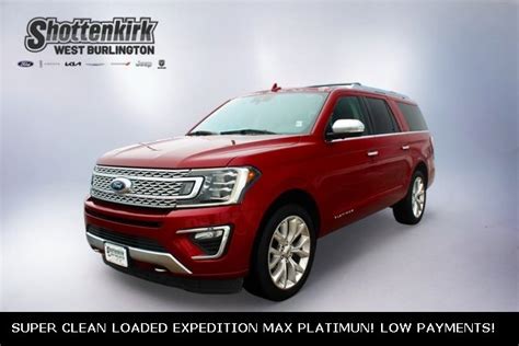 Pre Owned 2018 Ford Expedition MAX Platinum 4 Door SUV In West