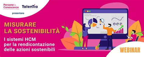 Webinar Misurare la sostenibilità i sistemi HCM per la