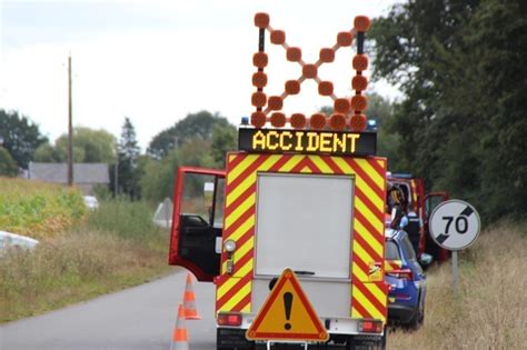 Indre et Loire Collision frontale un blessé grave incarcéré dans sa