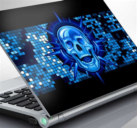 скелет ноутбук наклейки - TenStickers