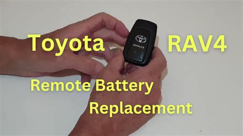 Rav Key Fob Battery Replacement Youtube