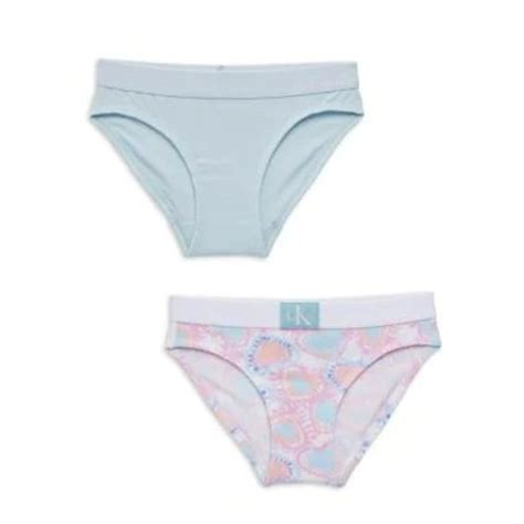 Girl s 2 Pack Logo Bikini Briefs 女童大童内裤2条 20 00 超值好货 北美省钱快报