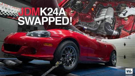 K Swapped Mazda Miata Rips Dyno Youtube