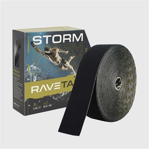Тейп Ravetape Storm 5см х 32м, черный Тейп Ravetape Storm 5см х 32м ...
