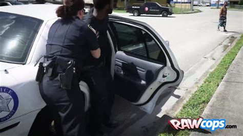 Black MONSTERCOCK Wrecks Cop Pussy In The STREET